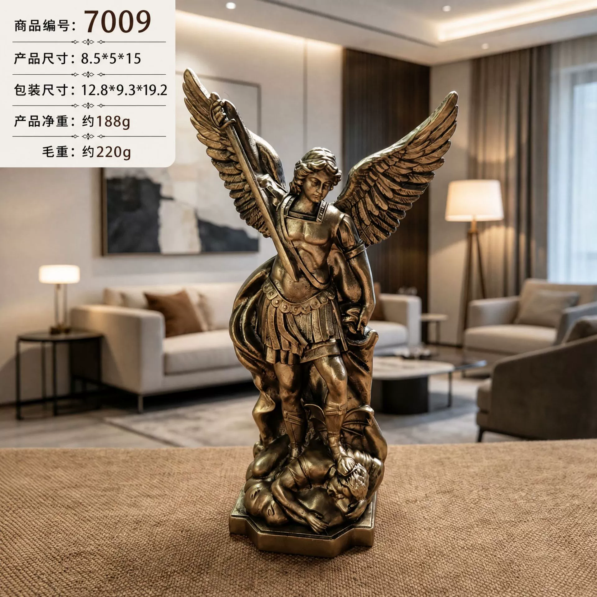 Декор для рабочего стола, декорации Греческий Бог войны, стильные resin-изделия, офисные статуи, подарки на новоселье