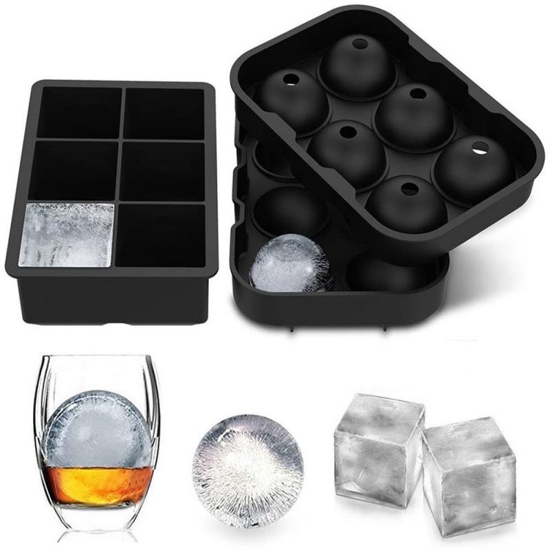 Cubetera con Tapa de Panal de Silicona con Congelación Rápida para Uso Doméstico