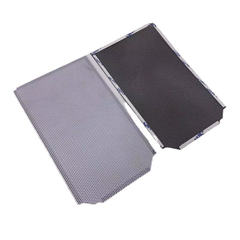 Plastic equipment with accessories, black megaphone PVC, laptop