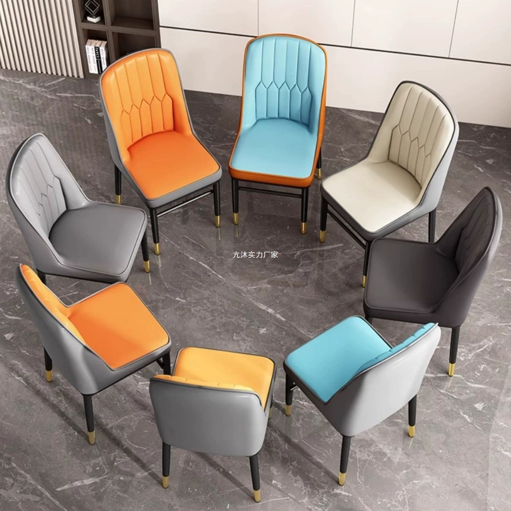 Обеденный стул Домашняя спинка Стул обеденный стол Стул современный простой легкий экстравагантный отель стул скандинавский красный маджонг сиденье