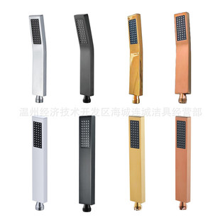 Cross-border American bathroom stainless steel handheld square shower head shower head shower head shower head Amazon