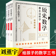 全3册 给孩子的数学三书 刘薰宇 原来数学可以这样学中小学生课外