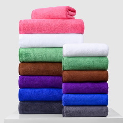 超細纖維毛巾浴巾吸水速干加厚美容院理髮店專用毛巾跨境批發定製