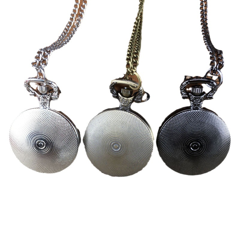 Ready Stock, Quick Delivery, Medium Size Map, Flip-Top Retro Pocket Watch, Kidsren's Watch, DIY Necklace Watch, Student Watch, Wholesale with Pictures