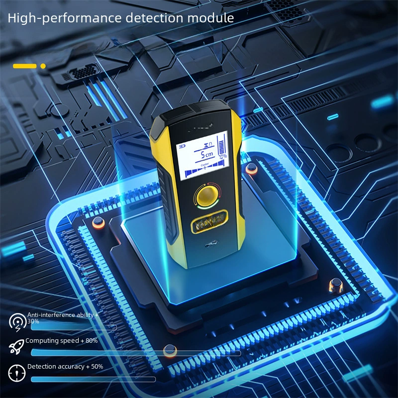 FNIRSI WD-01 прибор обнаружения стен, стальная труба темная проволока внутри просматривается артефакт металла металла измерение скан