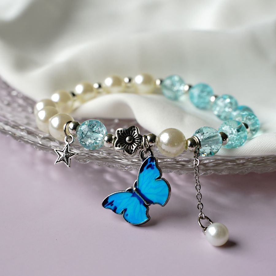 Fashion Butterfly Alloy Flowers Bracelets display picture 10