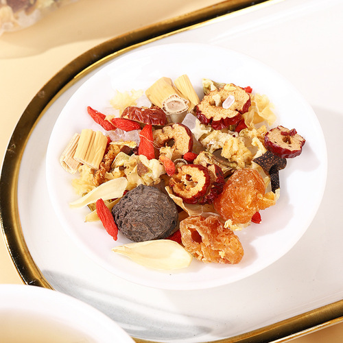 Meizhi Qian Xiao Diao Pear Soup 750g, available in a triangular package, Tremella and Snow Pear Soup, Tea, Longan, Wolfberry and Tremella Infusion