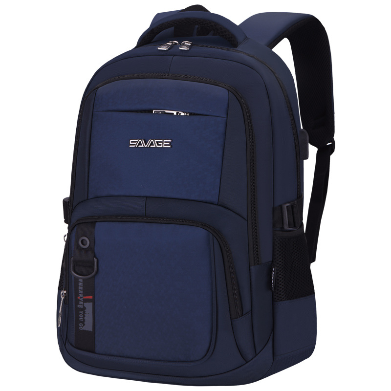 Clásica mochila de viaje de negocios, mochila portátil de gran capacidad para viajar, mochila impermeable ligera para hombres