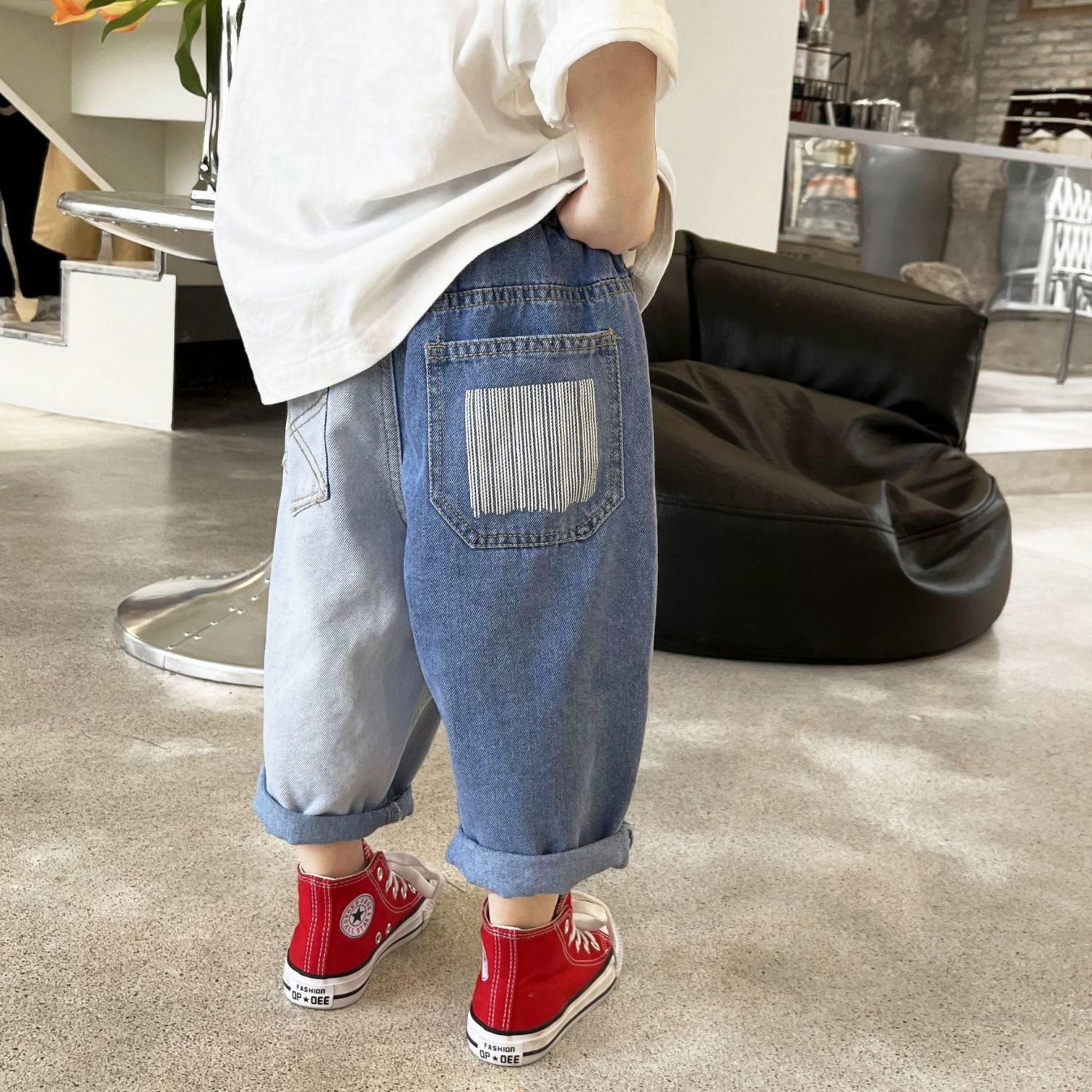Nuevos jeans de primavera para niños, pantalones para niños de primavera y otoño, pantalones para bebés de primavera y otoño para hombres, pantalones para niños