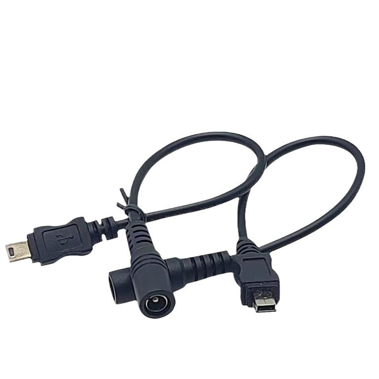 电源线Type-C mili usb 公头转DC光猫打印机路由器大功率充电线