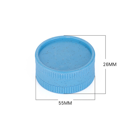 Plastic Grinder for Cigarettes 55mm with Two Layers of Biodegradable Tobacco  Handheld Tobacco Grinder Smoking Accessories Exclusively for Cross-Border Sales