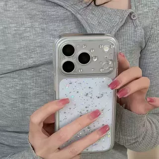 大视窗闪钻闪粉星星iPhone17promax适用苹果17/16/15手机壳17pro