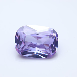 Variable Blue Fertilizer Rectangular Gem Bare Stone Lavender Color Zircon Bare Stone Cubic Zirconia Gem