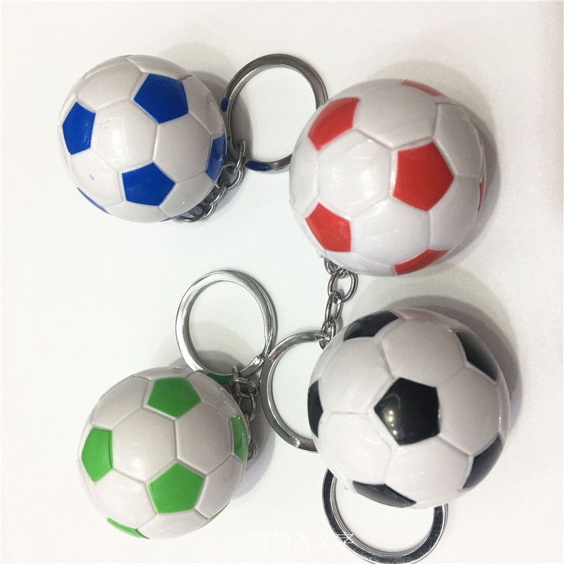 Popular keychain pendant simulation Football pendant simulation World Cup football keychain World Cup activity gift