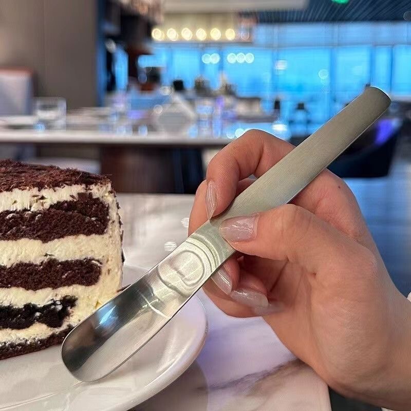 304 ステンレス鋼の見栄えの良いロングハンドルアイスクリームスプーンケーキスプーンミキシングスプーン詰め物スプーンヨーグルトボウルスプーン家庭用|undefined