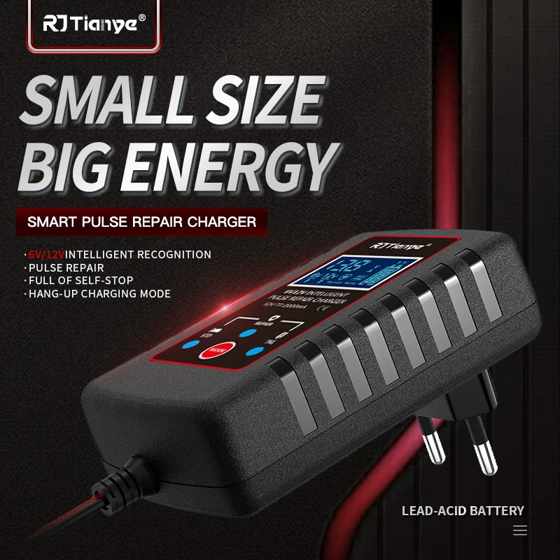 Ультратонкое зарядное устройство 6V 12V (патч-корд ASE) Автомобильное зарядное устройство мотоциклетная газонокосилка