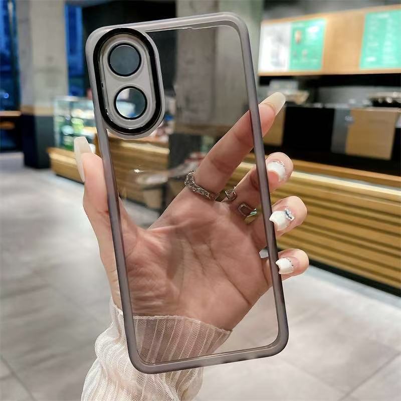 Suitable for Oppo A18 A38 A17 A16 A16E A15 Mobile Phone Case Silicone Transparent Protective Cover Tpu Anti-Fall Suitable for Oppo A18 A38 A17 A16 A16E A15 Mobile Phone Case Silicone Transparent Protective Cover Tpu Anti-Fall