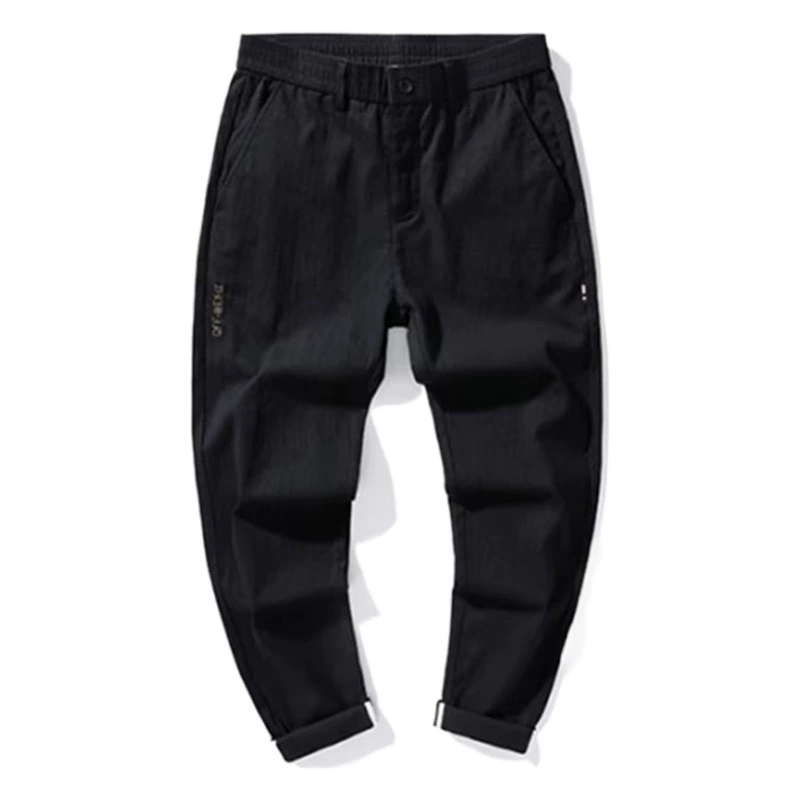 Трансграничное поколение волос плюс бархатные джинсы мужские осенние и зимние новые модные тенденции прямой бизнес утолщенные повседневные брюки