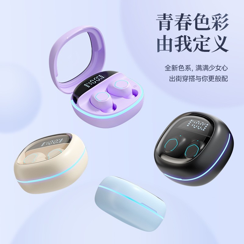 魔M41デジタル表示付ワイヤレスbluetoothイヤホン透明カバー入耳式スポーツ高音質bluetoothイヤホンクロスボーダー|undefined