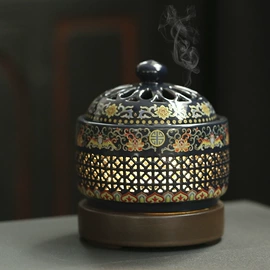 流水摆件;香炉;招财摆件