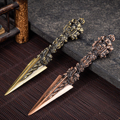 【Super New Product】Vajra Tea Knife, Zinc Alloy Anti-Rust Tea Needle Gongfu Tea Set Accessory Pu'er Tea Knife