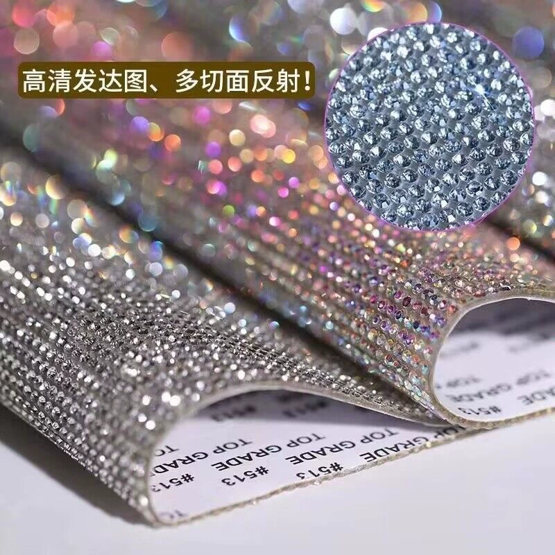 Стайка Рiз Diamonds наклейки уголки кристаллы драгоценные камни наклейки клеящуюся сетку DIY полный самоклеящийся алмаз наклейки авто кристаллы декор