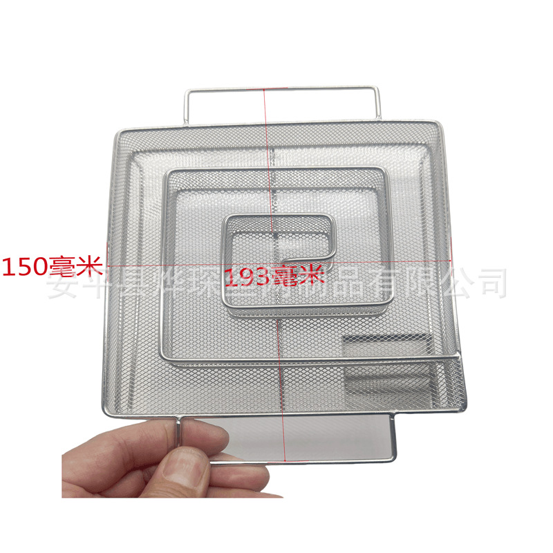 Placa ahumada de acero inoxidable 304, generador de humo frío para barbacoa, caja de incienso de aserrín, bandeja ahumada cuadrada, red de barbacoa