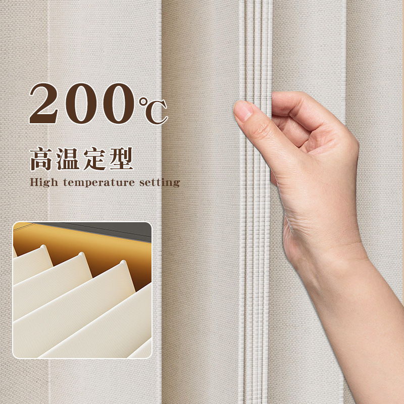 Bedroom Thickened Household Small-Sized Blackout Soundproof Partition Dustproof Curtain Imitation Linen Folding Door Curtain Punch-Free Door Curtain Bedroom Thickened Household Small-Sized Blackout Soundproof Partition Dustproof Curtain Imitation Linen Folding Door Curtain Punch-Free Door Curtain
