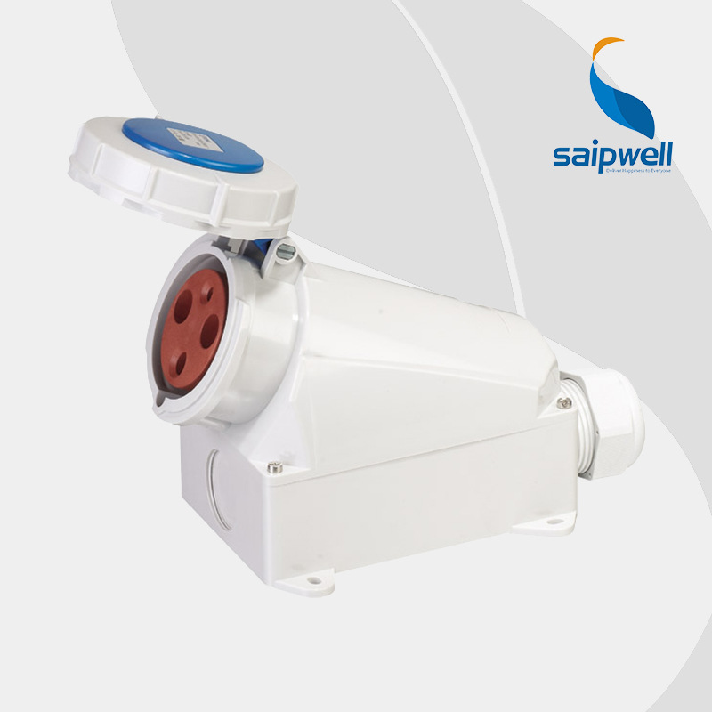 斯普威尔 IP67工业电源插座 防护型插座 明装插座 3P 32A 400V