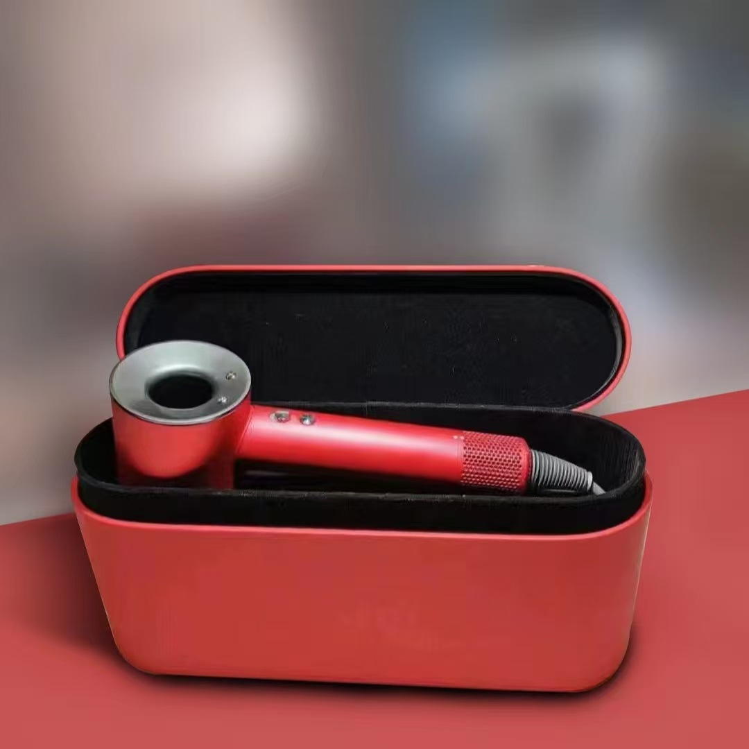 Hd08 New Year Red Gift Box Negative Ion Household High-Speed Bladeless Hair Dryer for Home and Export Use