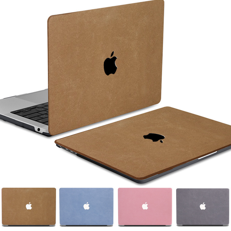 For Apple notebook protective case pro14 inch leather case macbook air13.6M2 shell source manufacturers