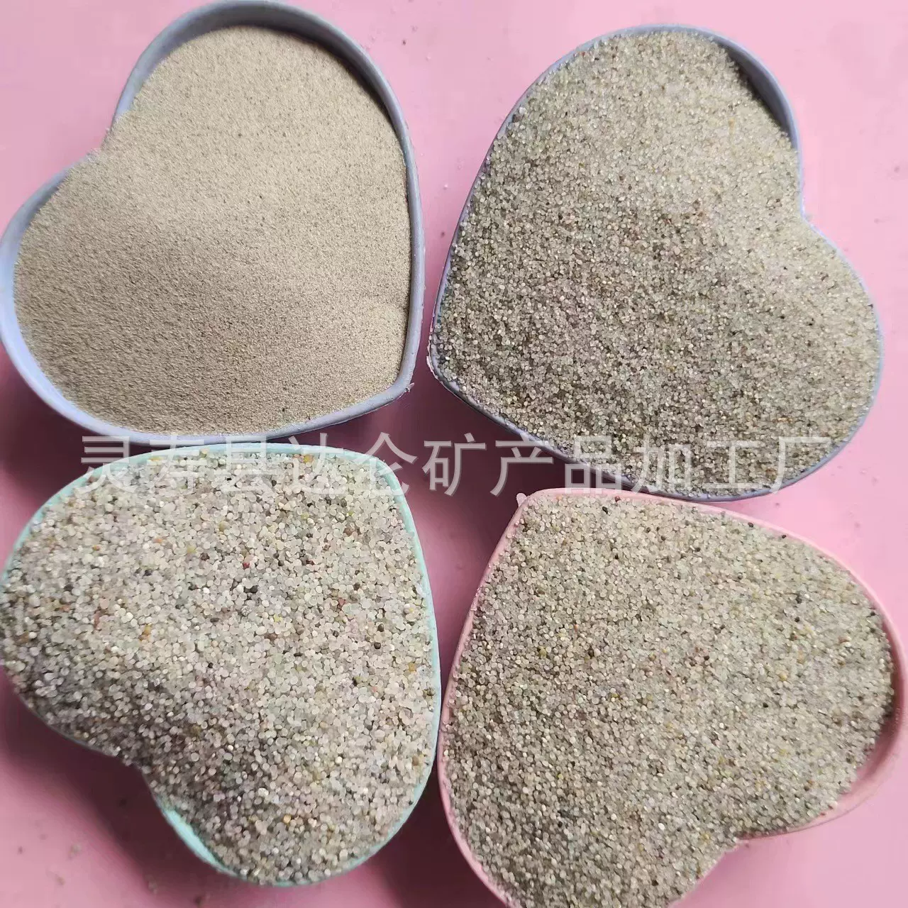 圆粒砂历经多道工序筛选圆度高纯度佳建筑填充耐火材料喷砂