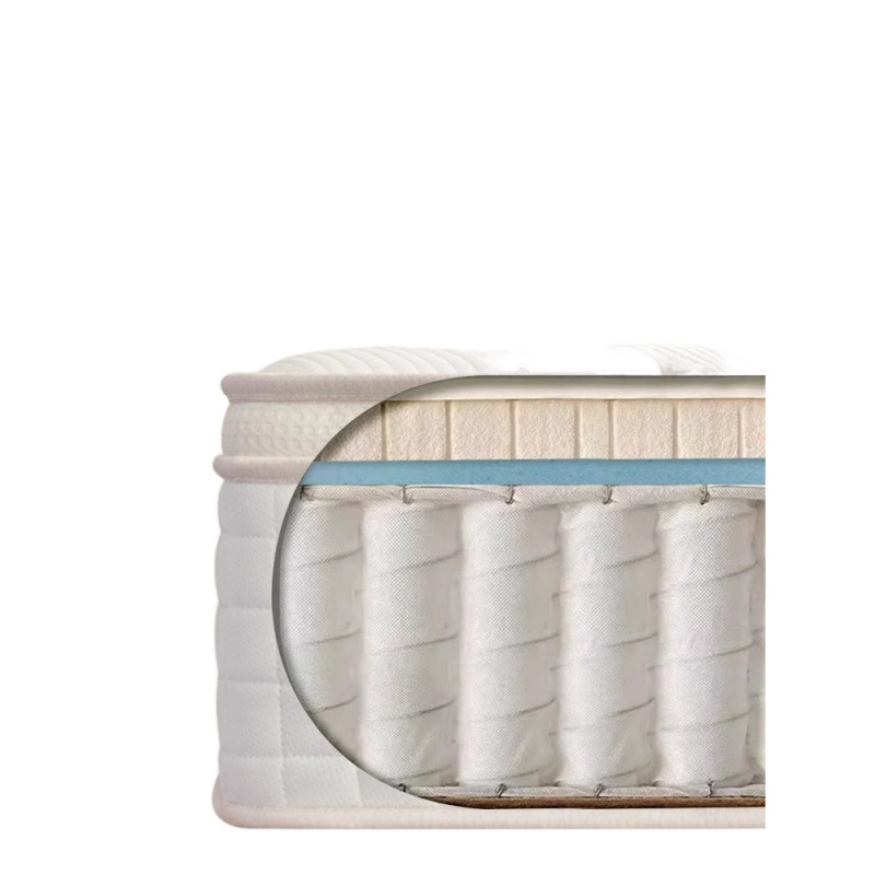 Hilton Five Star Hotel Simmons Mattress Latex Memory Foam Roll Pack Independent Spring Mattress