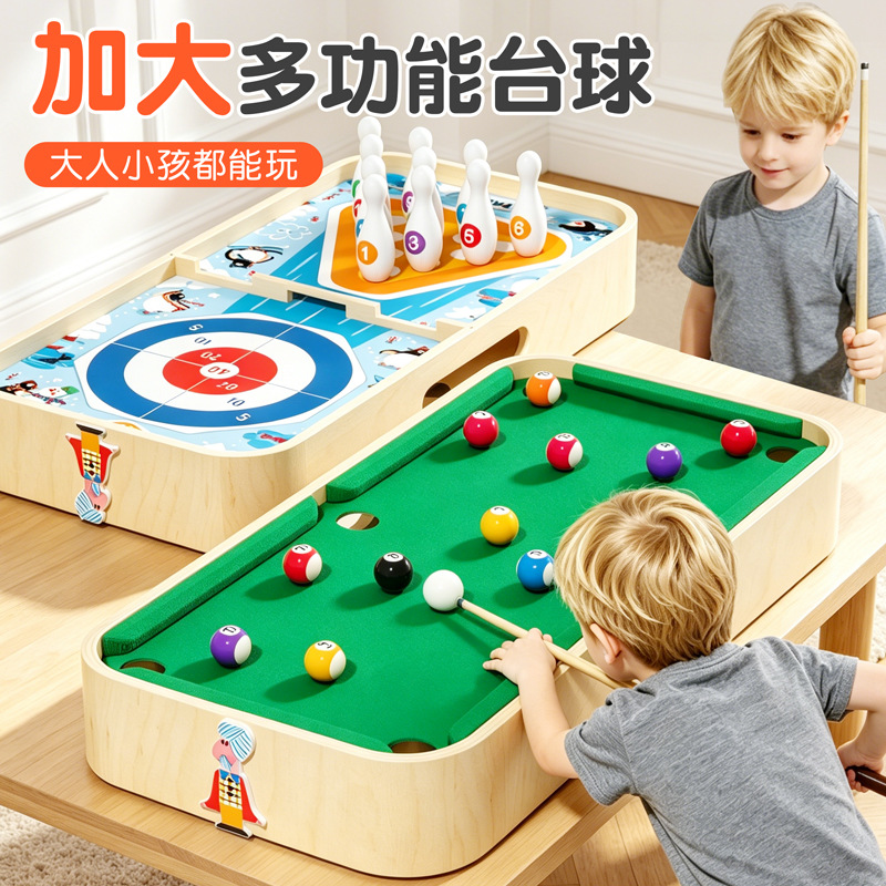 Juegos de mesa de billar para niños y niñas regalos juguetes domésticos escritorio pequeño interior niños billar ajedrez pequeño tamaño grande