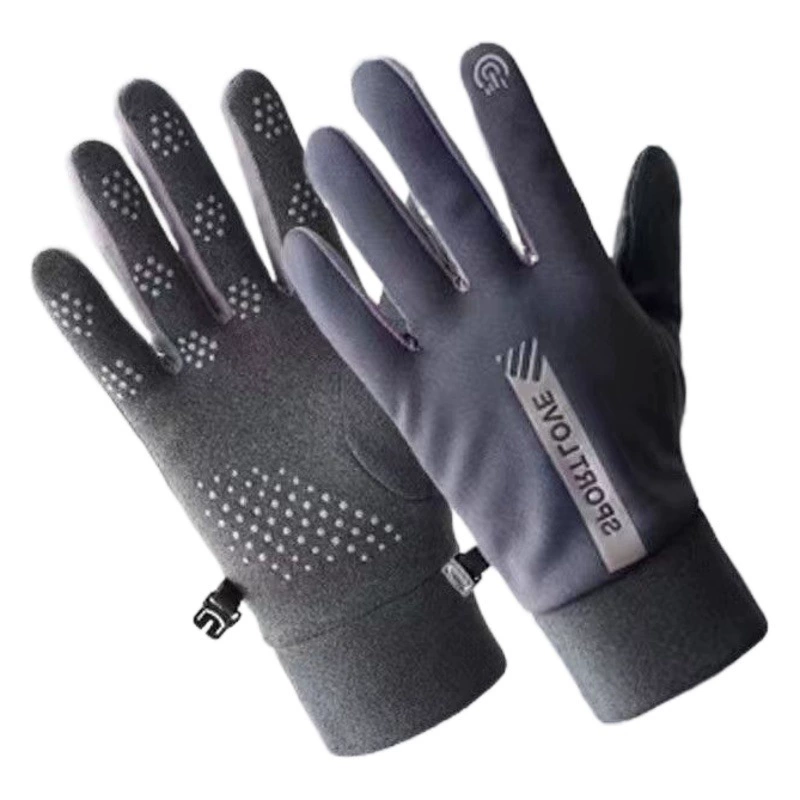 Теплые мужские и женские уличные перчатки для верховой езды с сенсорным экраном, Нескользящие, солнцезащитные, зимние, на флисовой подкладке, ветрозащитные, брызги воды