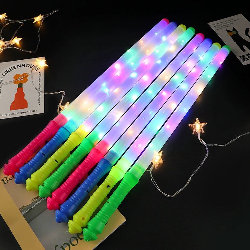 Electronic colorful flashing light stick, generating electricity