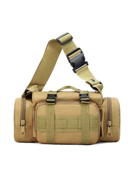 Cross-border tactical waist bag for men, outdoor 3P crossbody waist bag, handbag, military fan casual sports bag, single shoulder crossbody bag