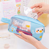 Capacious cartoon cute pencil case PVC for elementary school students, Korean style, new collection, wholesale