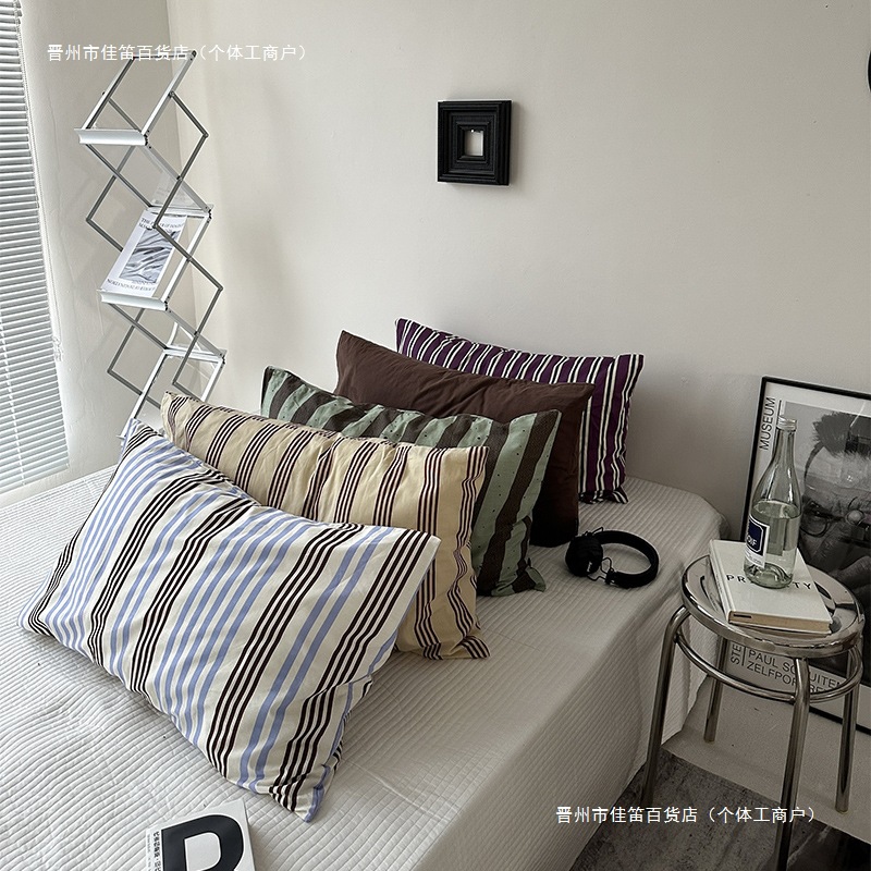 合辑【枕套个装】 水洗棉  纯棉单人标准尺寸 *枕头套