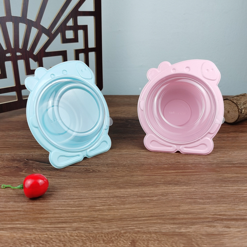 Online celebridad cerdo dibujos animados página hornear fruta pescando mousse multi-capa torta Día DE LOS NIÑOS caja de embalaje de la torta