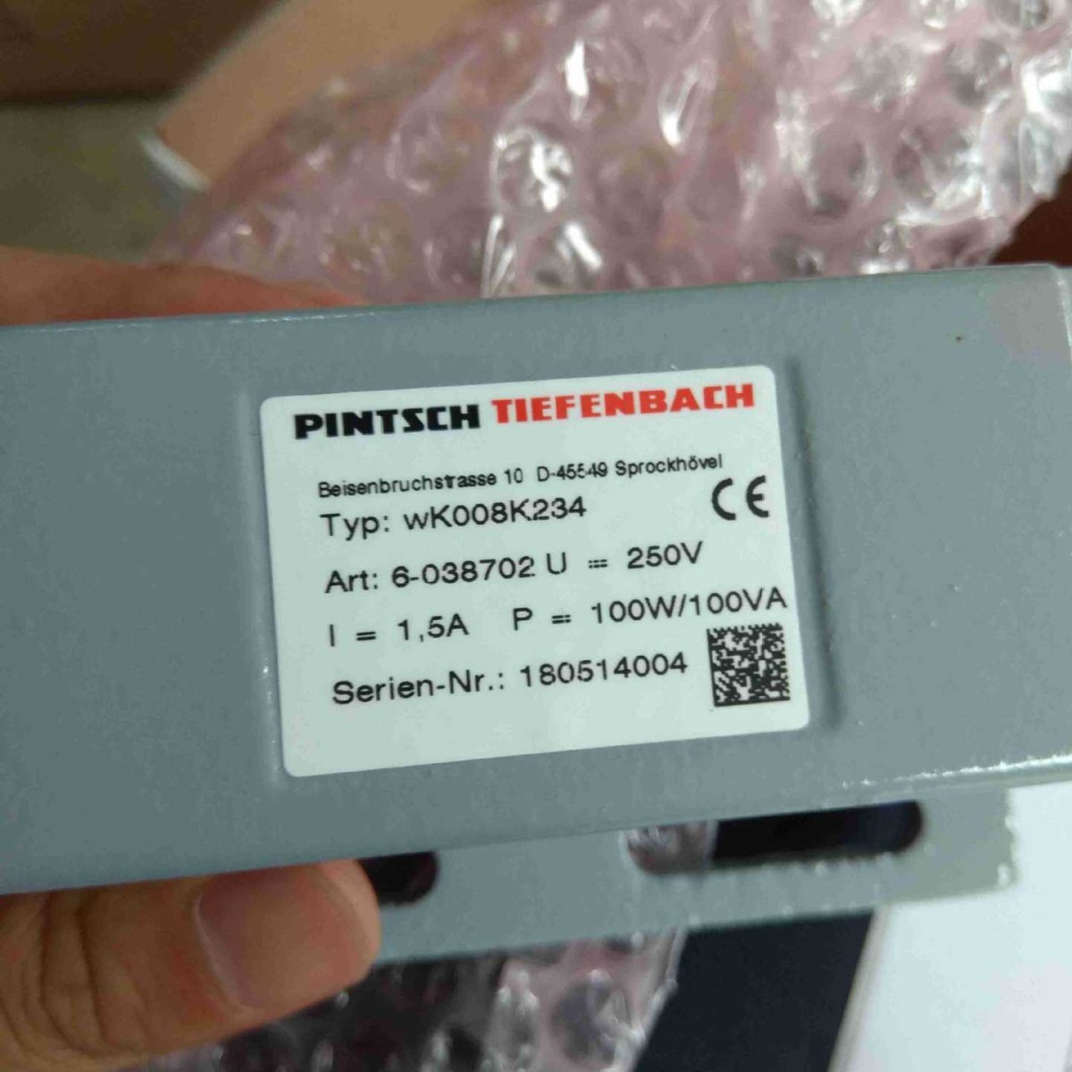 希而科优势供应Tiefenbach代理品牌-TNA16系列液位开关