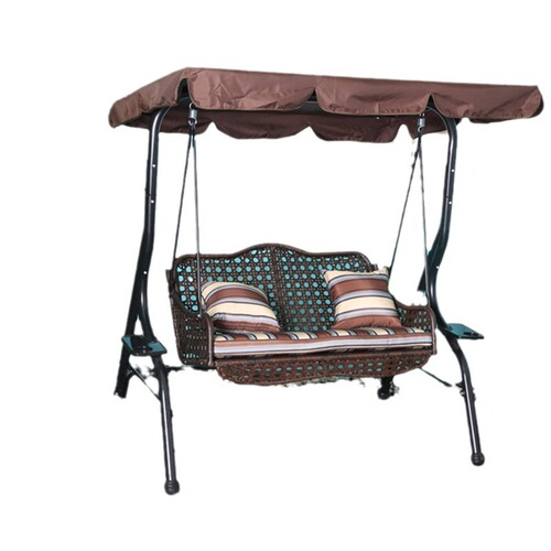 Outdoor Swing Balcony Swing Hanging Chair Glider Swing Adult Indoor Outdoor Double Iced Coffee Swing For Two