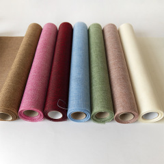 Holiday Linen Fabric Roll Fresh Flower Wrapping Fabric Flax Roll Floral Arrangement Matching Material Pack Fabric Fresh Flower Materials Flower Shop Wholesale