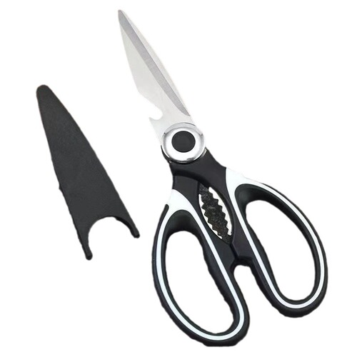 Stainless steel chicken bone kitchen household scissors for bone and meat cutting multifunctional multi-purpose labor-saving scissors wholesale