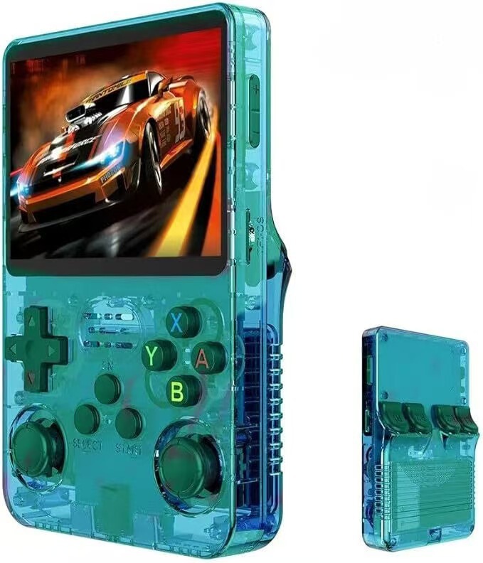 R36S オープンソースシステム 64G メモリハンドヘルドゲームコンソール 3.5inch IPS カラースクリーンノスタルジックな GBA アーケードシミュレータ|undefined