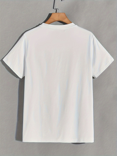 Coconut Tree Print Tee with Coconut Tree Illustrated Print