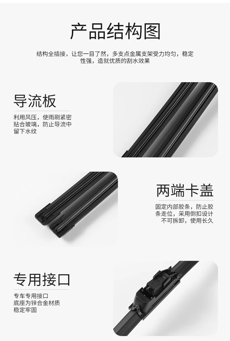 Universal Electric Tricycle Wiper Blades, Universal Electric Scooter Wiper Blades for the Elderly