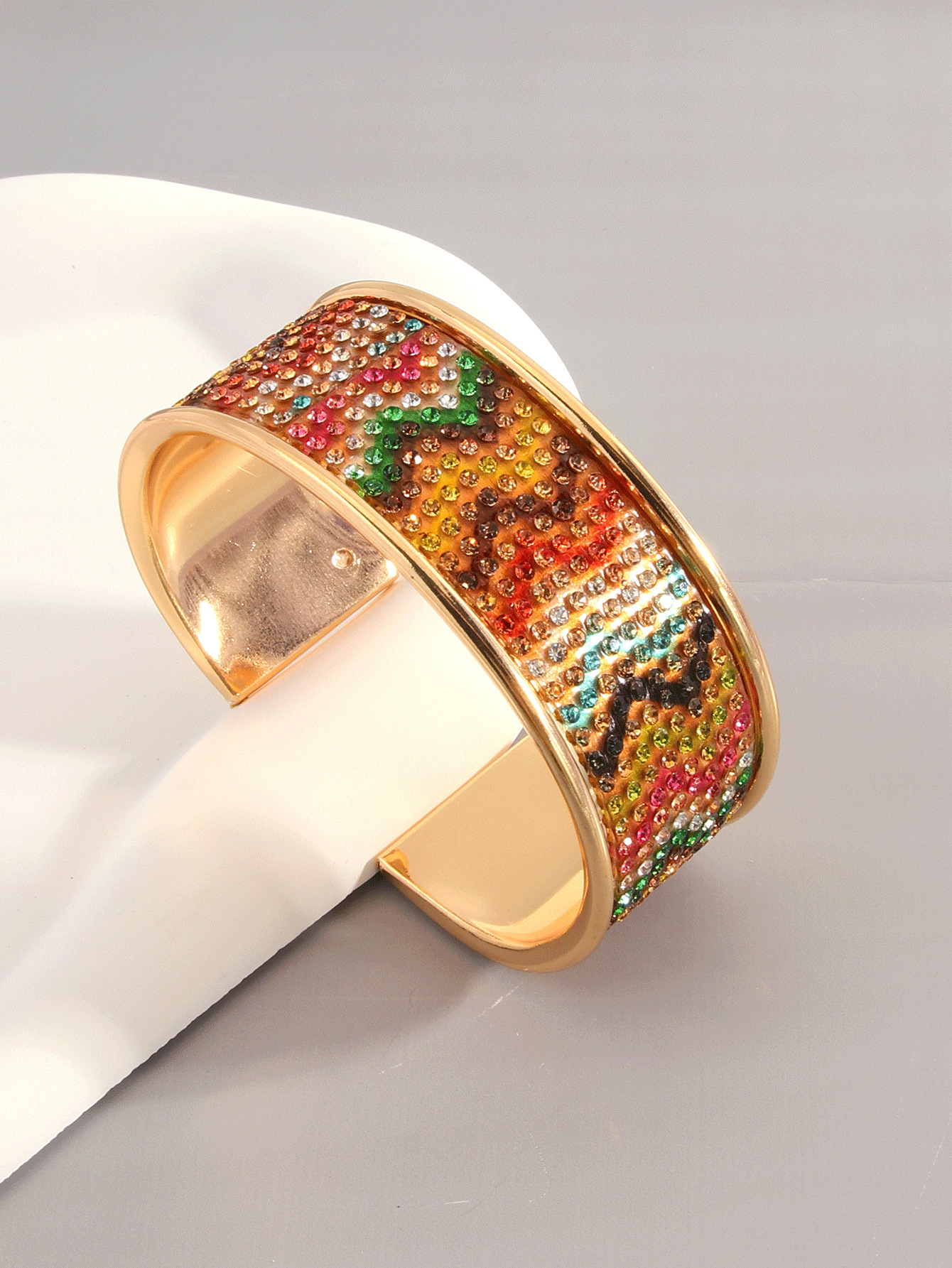 Geometric, Leopard Pattern Elegant Simple Style Geometric Leopard Zinc Alloy Bangles Wholesale