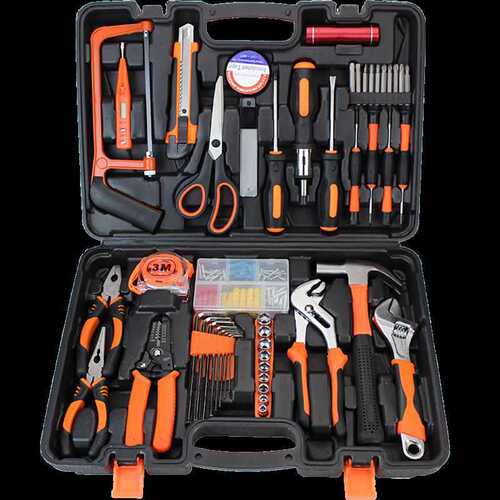 Feituo Tool Box Set Household Electric Drill Hardware Electrician Repair Kit Hand Tools Gift