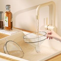 Transparent light luxury household water inlet household cosmetic perfume liquid divider small water inlet